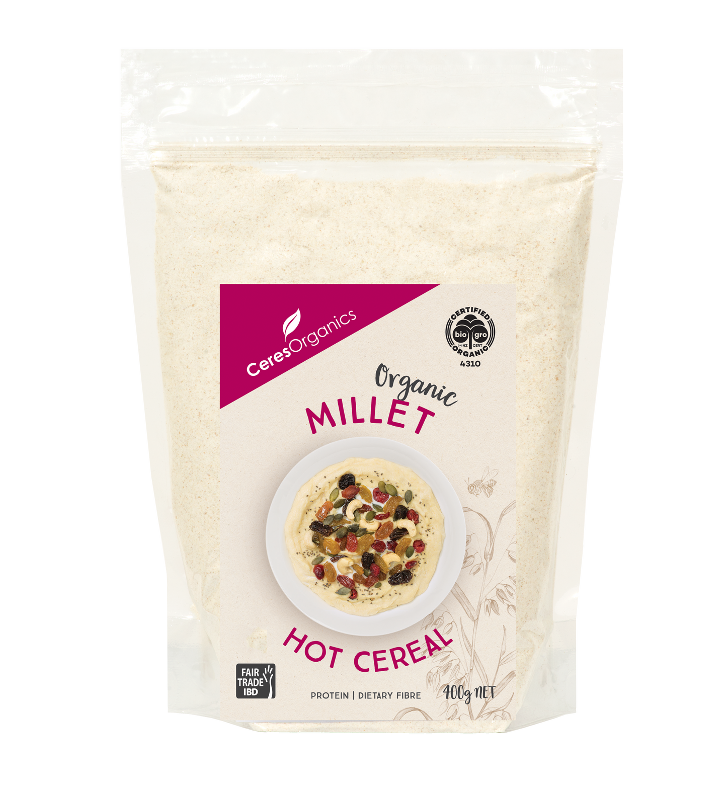 Ceres Organics Cereal Ground Millet 400g