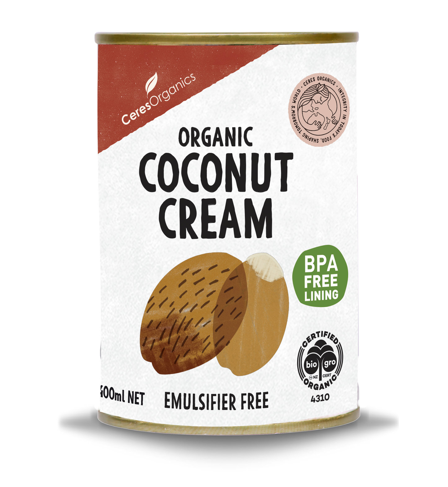 Ceres Organics Coconut Cream 400ml