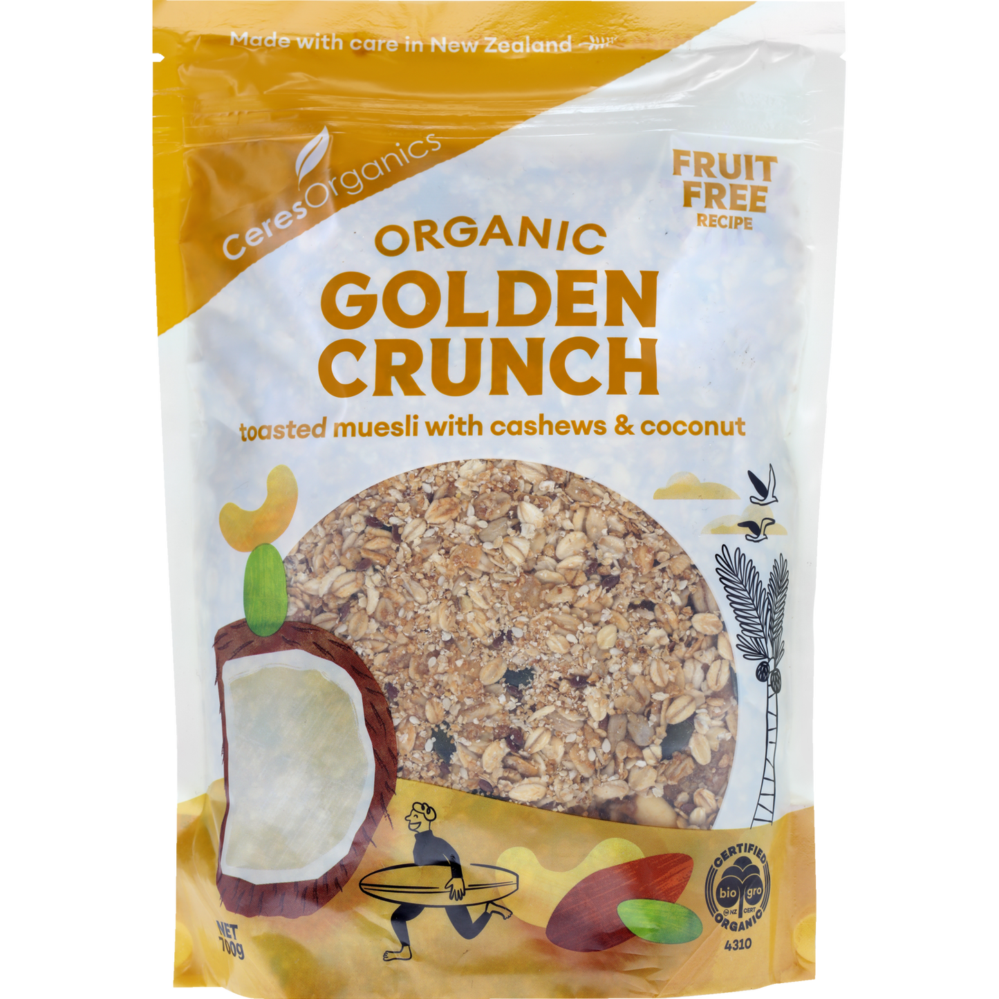 Ceres Organics Muesli Golden Crunch 700gm