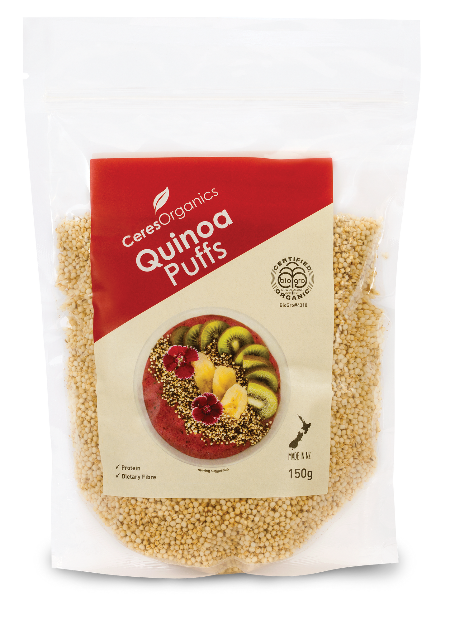 Ceres Organics Quinoa Puffs 150g