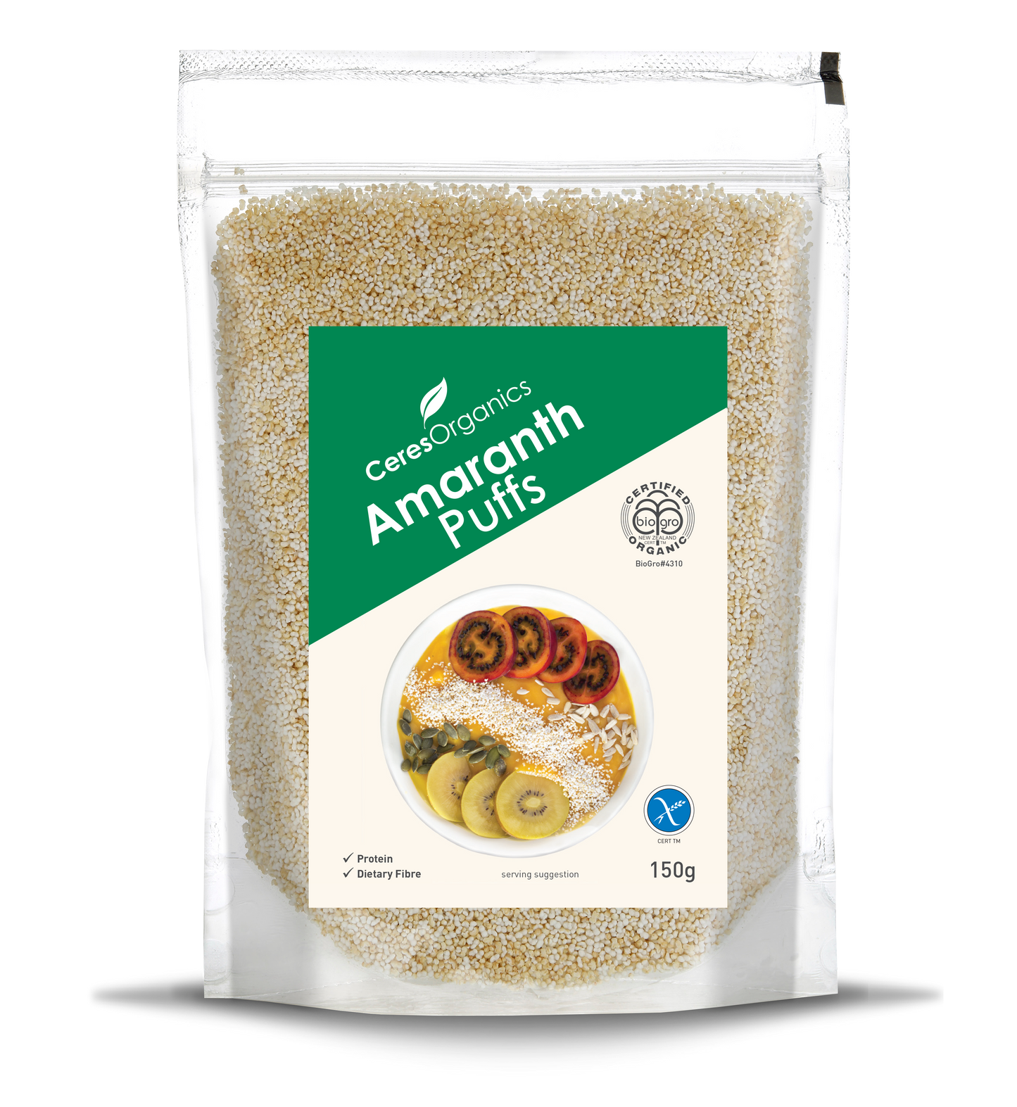 Ceres Organics Amaranth Puffs 150g