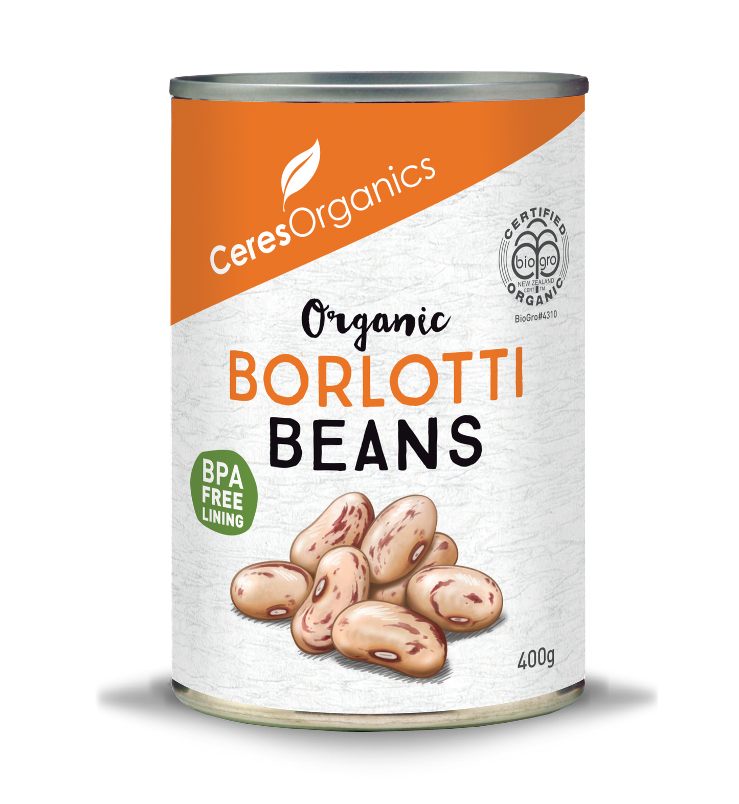 Ceres Organics Borlotti Beans 400g