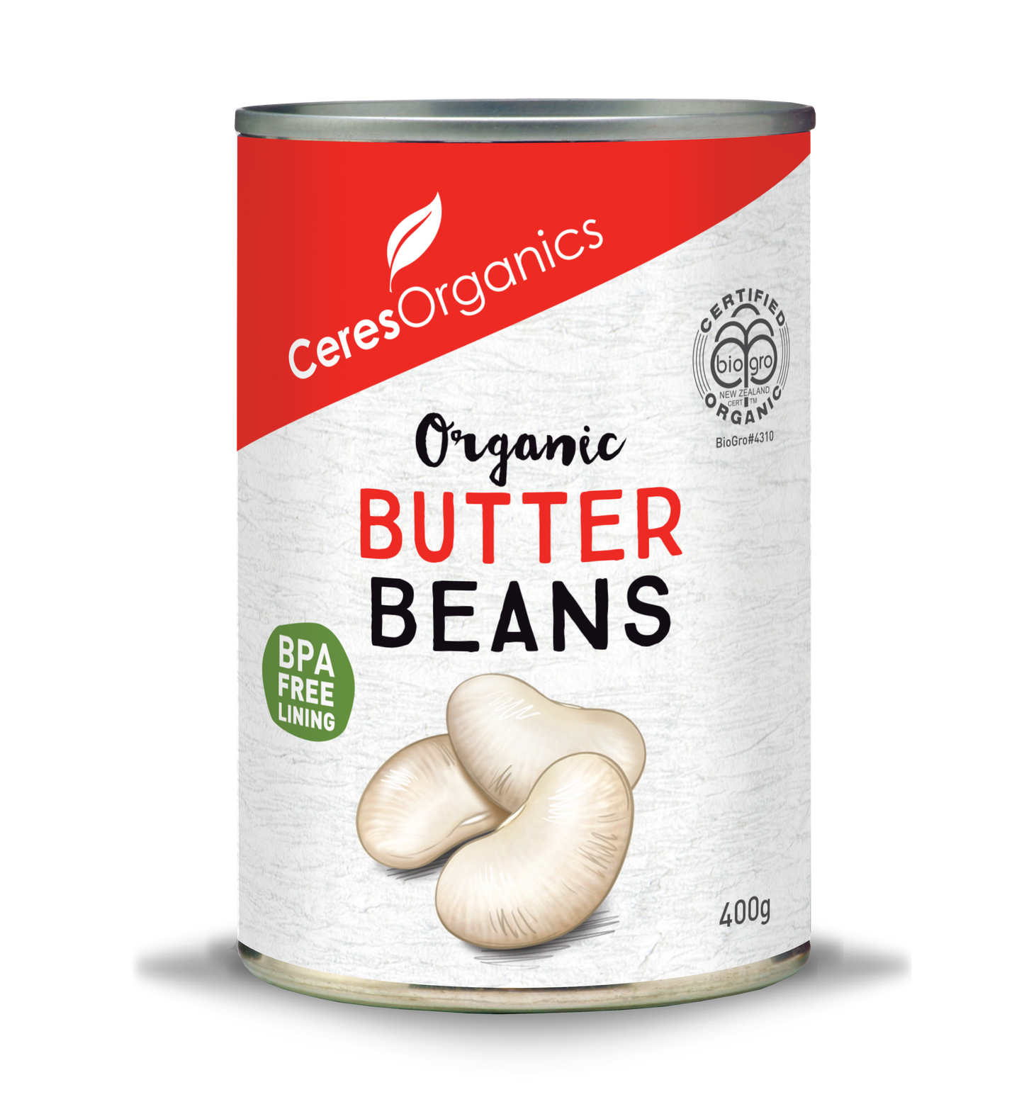 Ceres Organics Butter Beans 400g