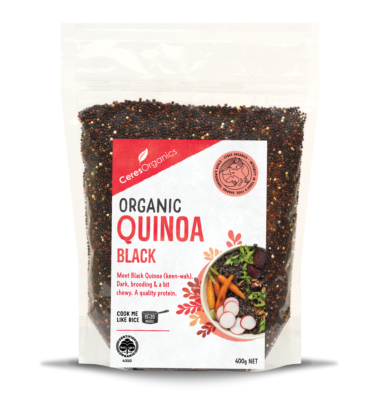 Ceres Organics Quinoa Black 400g