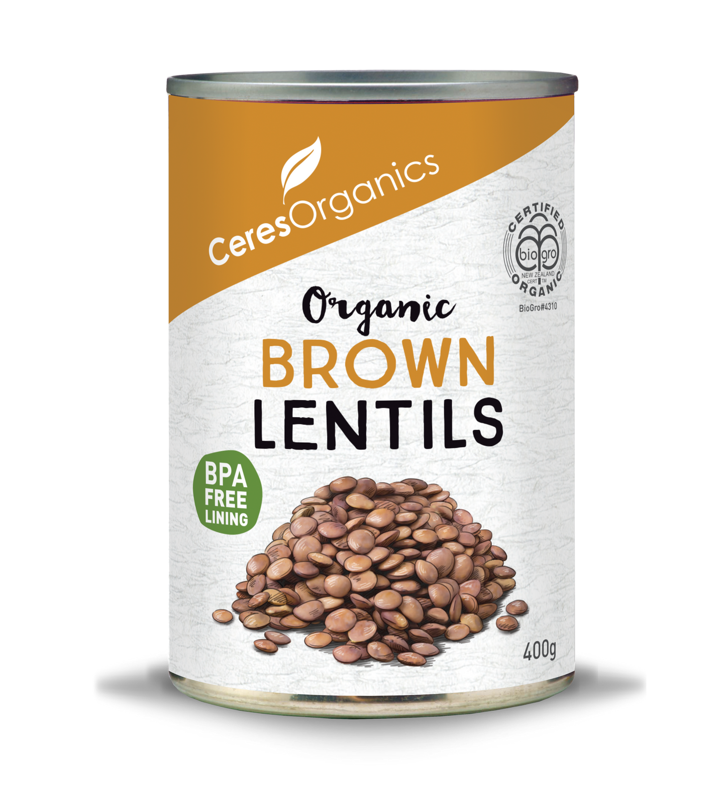 Ceres Organics Lentils Brown 400g