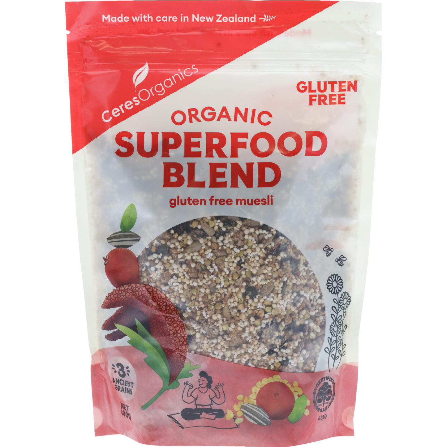 Ceres Organics Muesli Gluten Free Superfood Blend 400g
