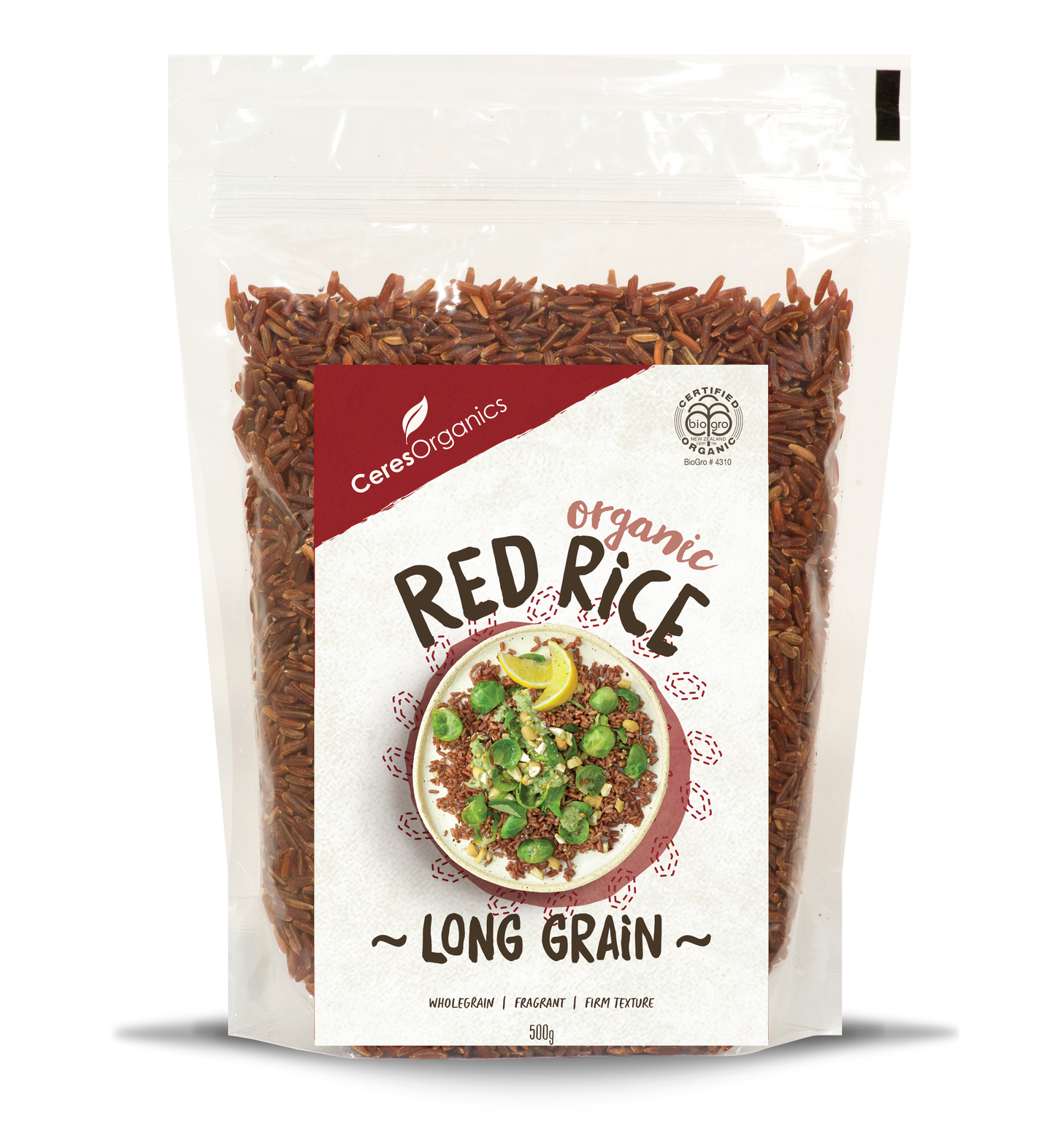 Ceres Organics Red Long Grain Rice 500g