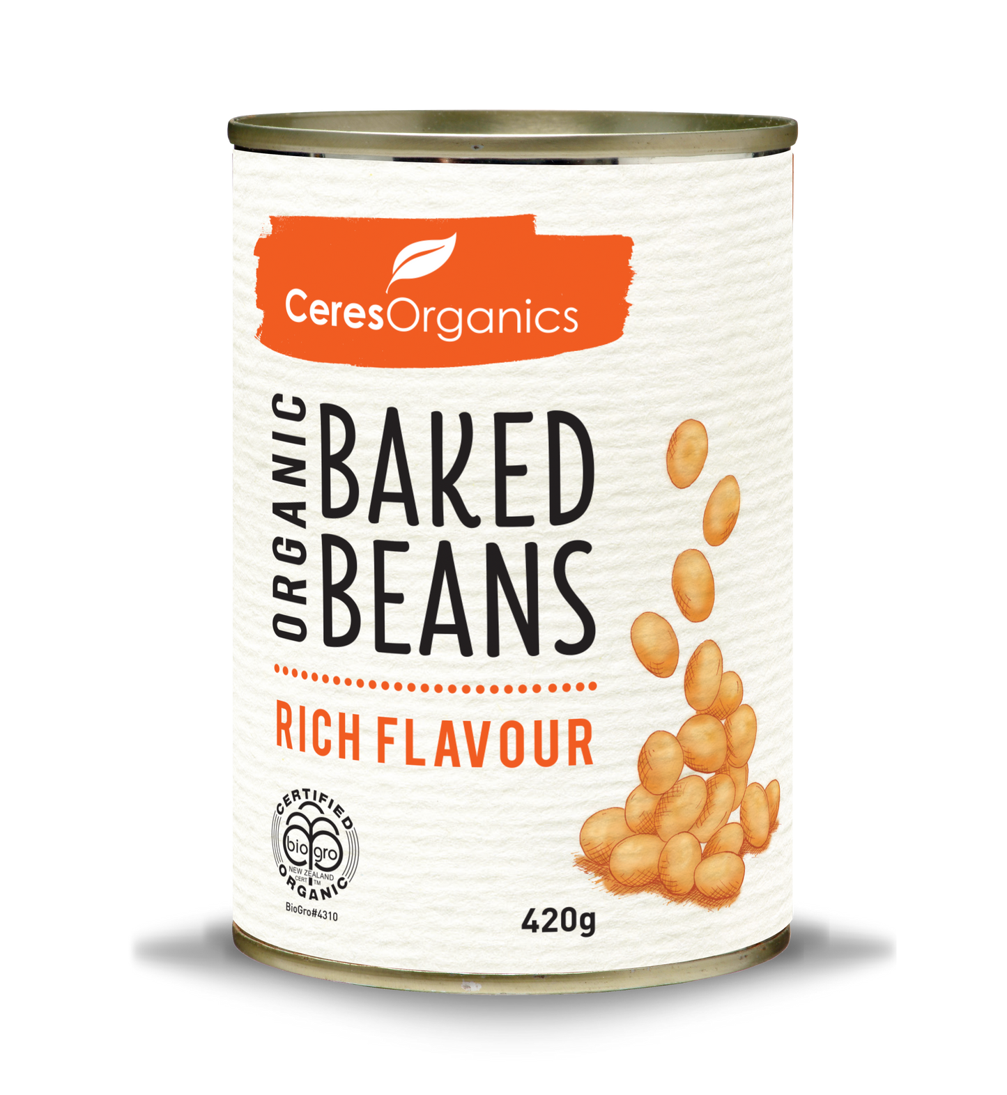 Ceres Organics Baked Beans Low Sodium 400g