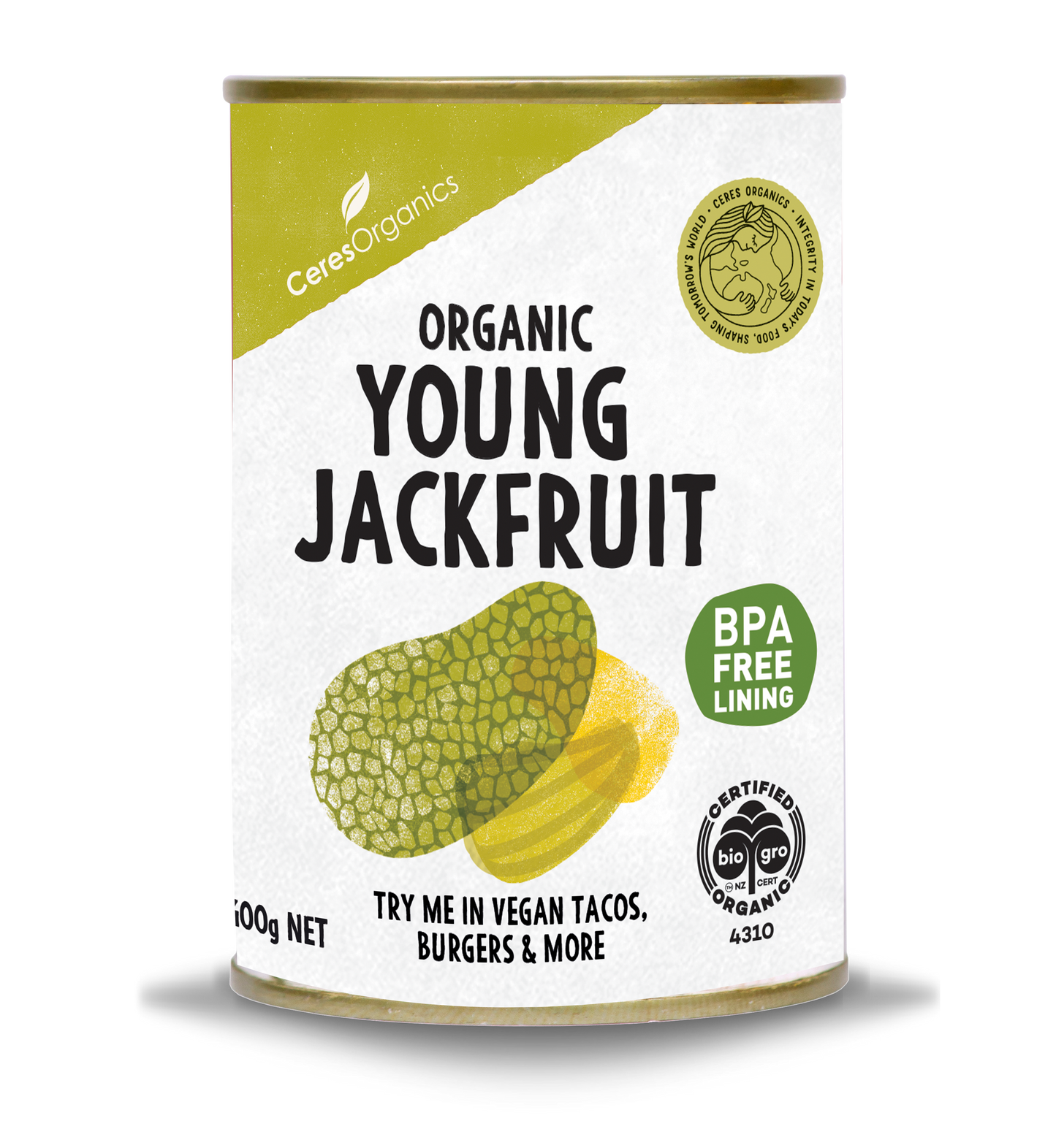 Ceres Organics Young Jackfruit 400g