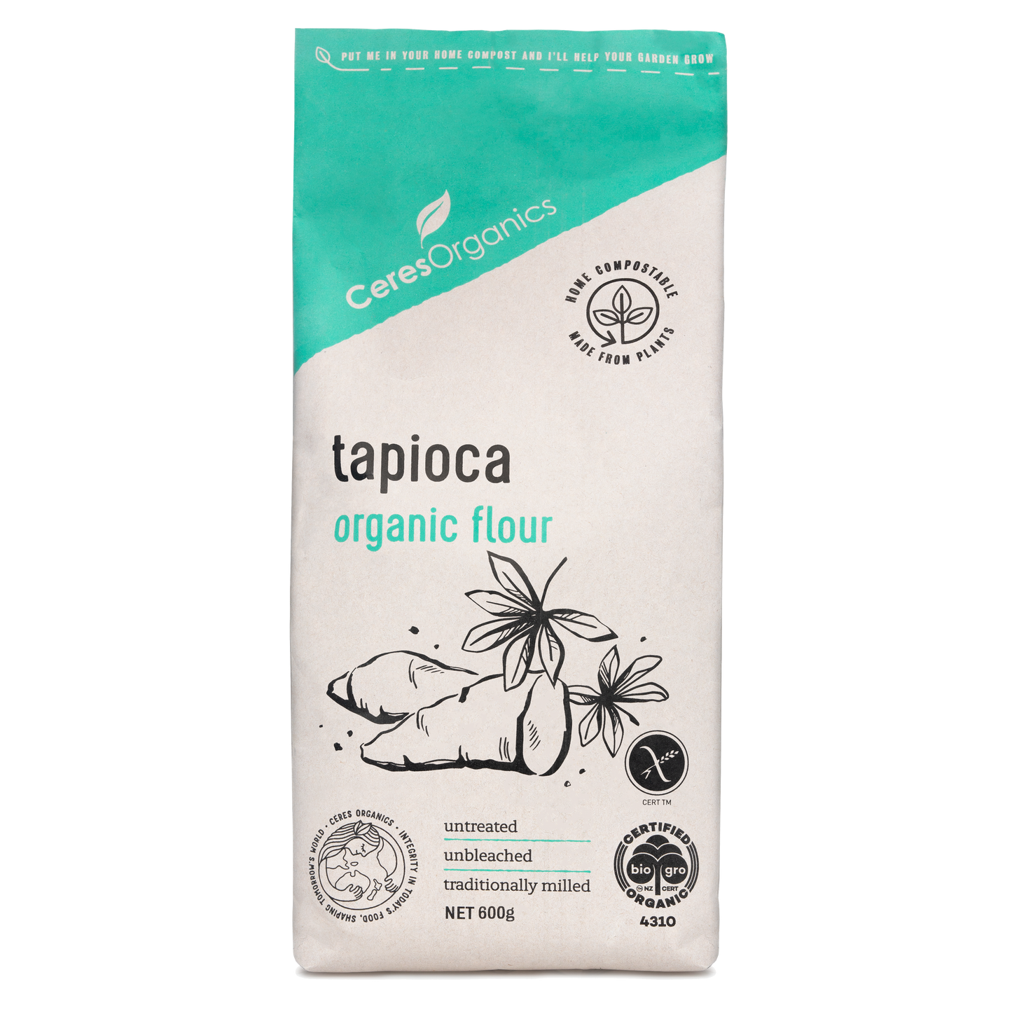 Ceres Organics Tapioca Flour 600gm