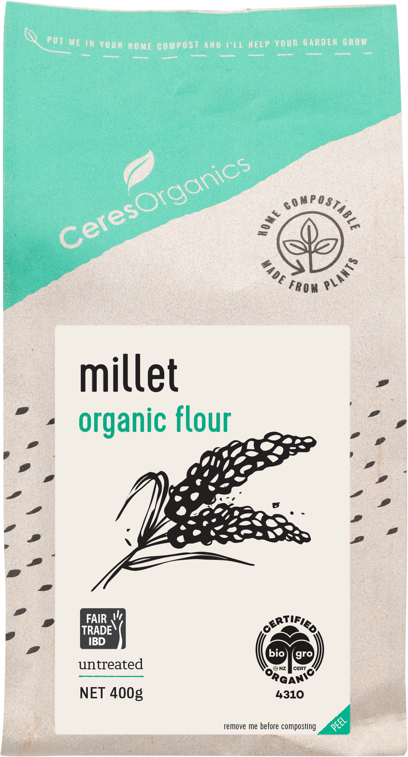Ceres Organics Millet Flour 400g