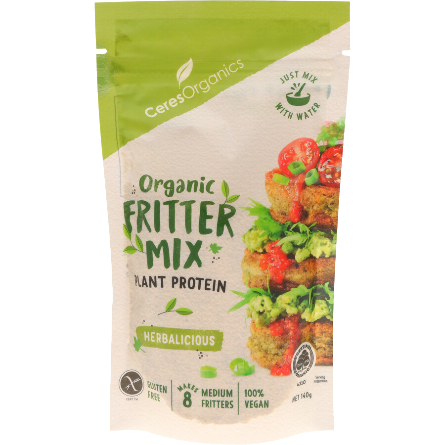 Ceres Organics Fritter Mix Herbalicious 140g