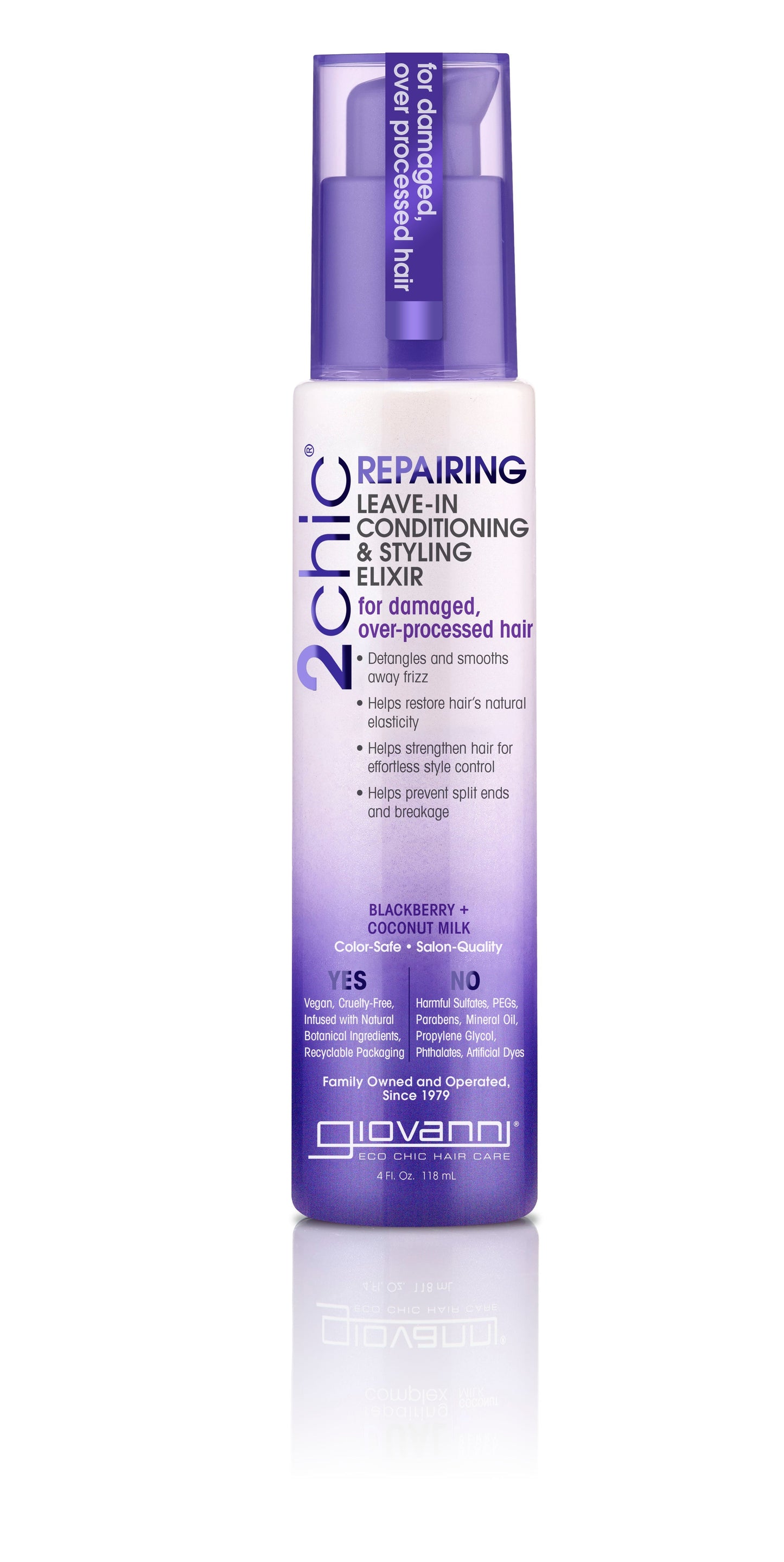 Giovanni 2Chic Repairing Leave-In Styling Elixir 118ml