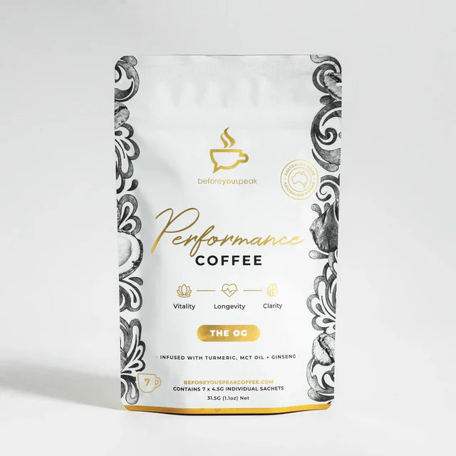 Before You Speak Performance Coffee Original 7 x 4.5gm
