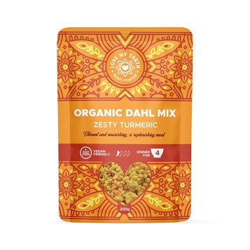 Love My Earth Organic Zesty Turmeric Dahl Mix 200gm