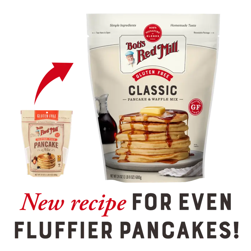 Bob's Red Mill Gluten Free Classic Pancake & Waffle Mix new recipe