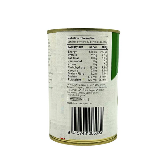 Ceres Organics Baked Beans Low Sodium 400g