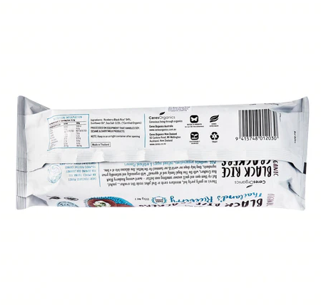 Ceres Organics Black Rice Crackers Original NI
