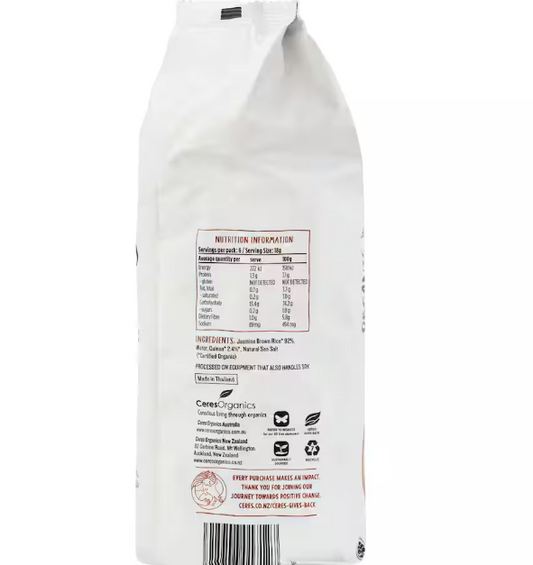 Ceres Organics Brown Rice Cakes with Quinoa 110g