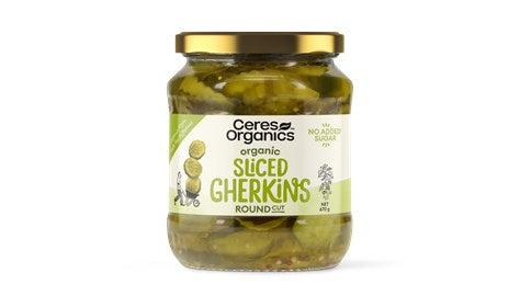 Ceres Organics Sliced Gherkins 670g