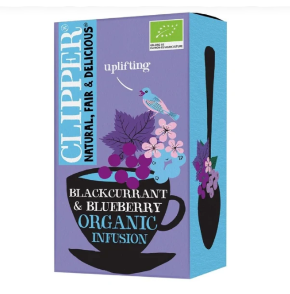Clipper Organic Blackcurrant & Blueberry Infusion 20 Bags