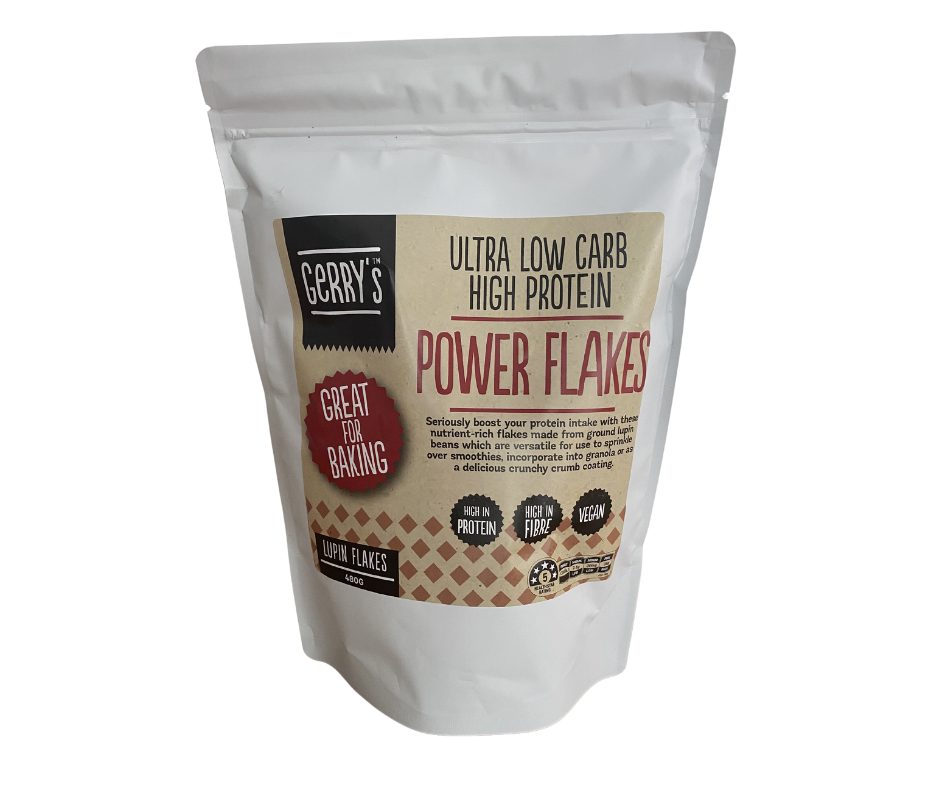 Gerrys Ultra Low Carb High Protein Lupin Power Flakes 480gm