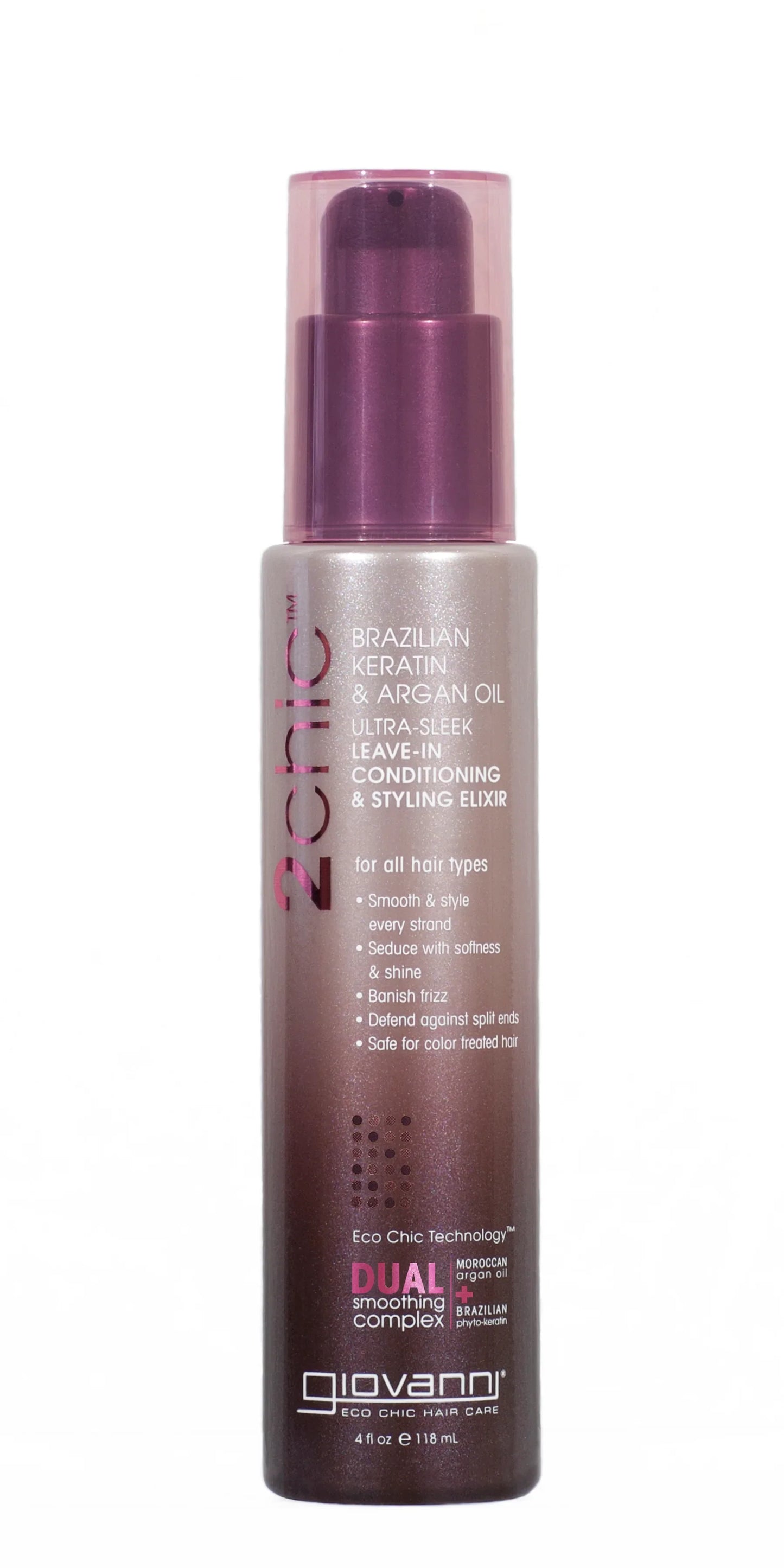 Giovanni 2Chic Ultra Sleek Leave In Styling Elixir 118ml