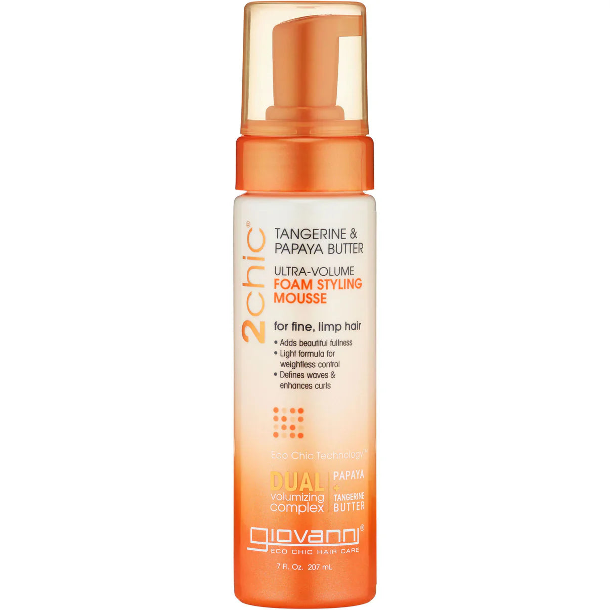 Giovanni 2Chic Ultra Volume Foam Styling Mousse 210ml