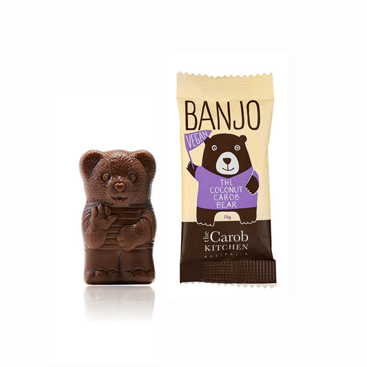 Banjo Coconut Carob on Banjo Vegan Bear 15gm