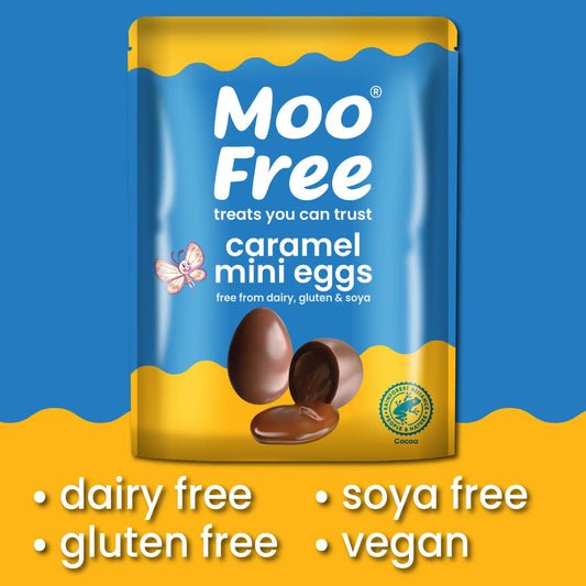 Moo Free Vegan Easter Caramel Mini Eggs 84gm