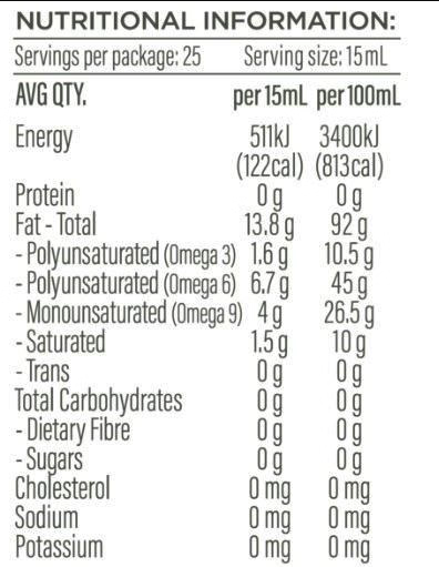 Plenty Cold Pressed Walnut Oil 375ml