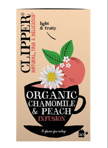 Clipper Organic Chamomile & Peach Infusion 20 Bags