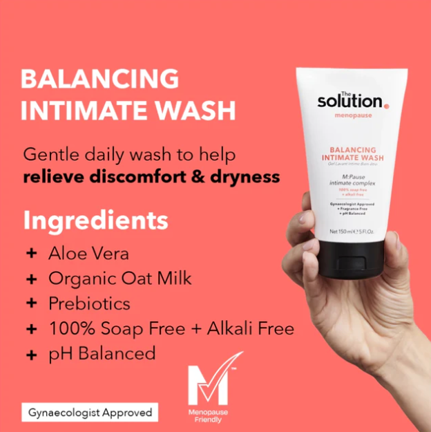 The Solution Menopause Balancing Intimate Wash Key Ing