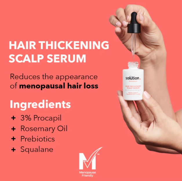 The Solution Menopause Hair Thickening Scalp Serum 4
