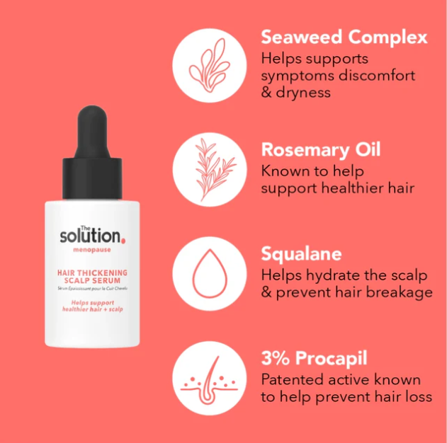 The Solution Menopause Hair Thickening Scalp Serum 6