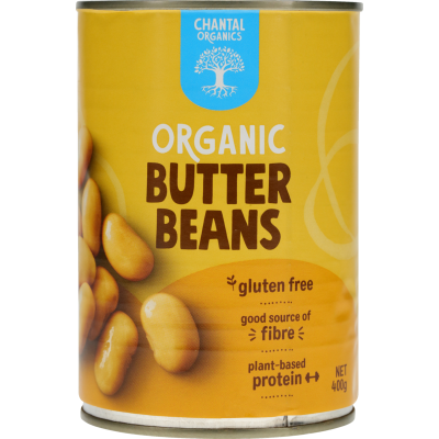 Chantal Organics Butter Beans 400gm