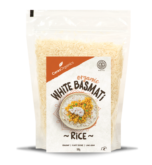 Ceres Organics White Basmati Rice 500g