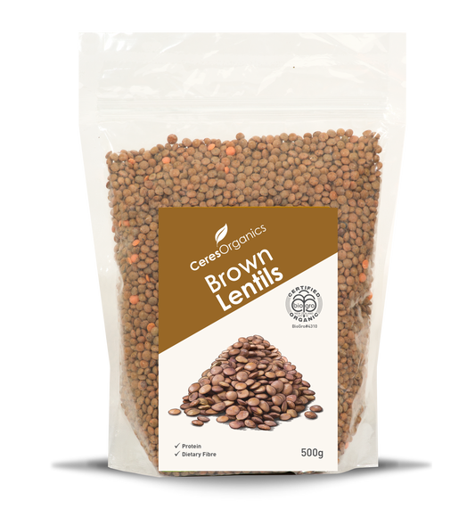 Ceres Organics Lentils Brown 500g