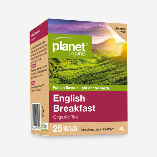 Planet English Breakfast Tea 25 Bag