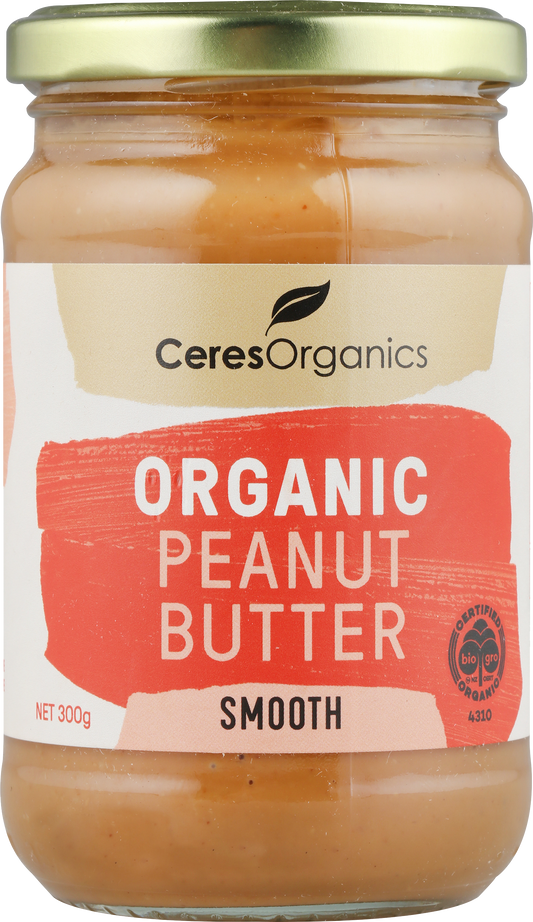 Ceres Organics Peanut Butter Smooth 300g