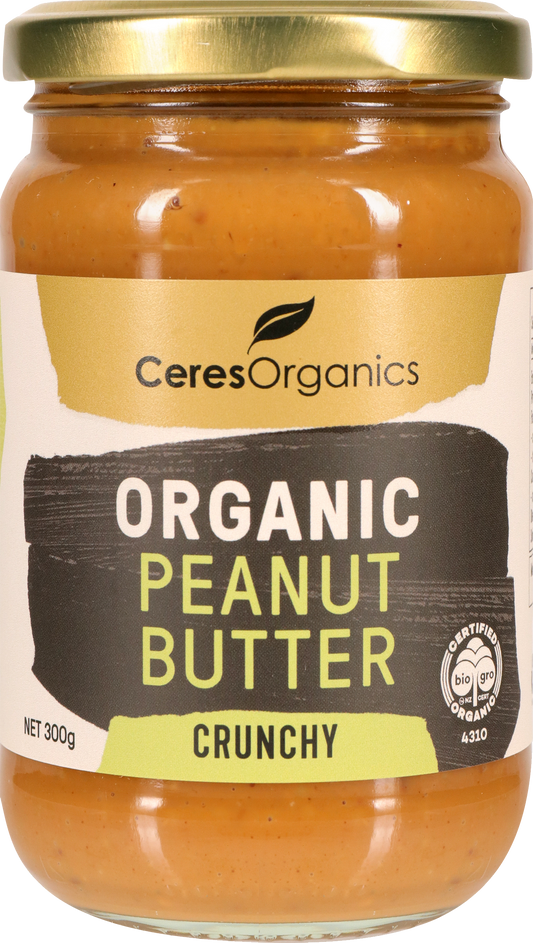 Ceres Organics Peanut Butter Crunchy 300g