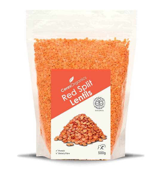 Ceres Organics Lentils Red Split 500g