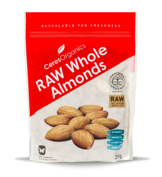 Ceres Organics Almonds Natural Whole 250g