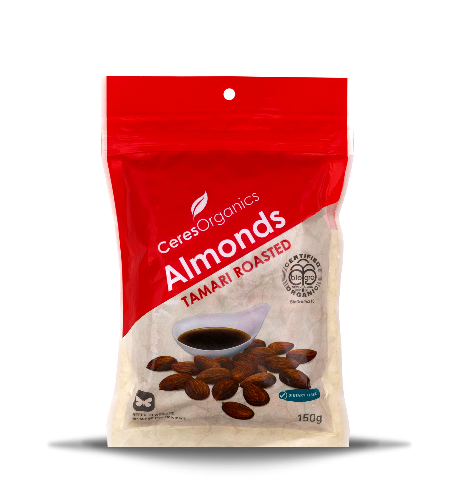 Ceres Organics Almonds Tamari Roasted 150g