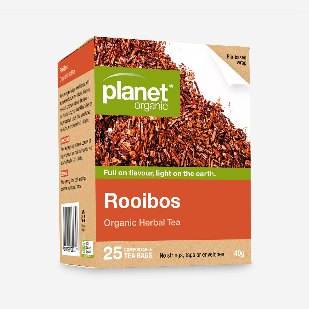 Planet Organic Rooibos Tea 25 Bag The PlantBased Pantry planet-organic-rooibos-tea-25-bag-the-plantbased-pantry