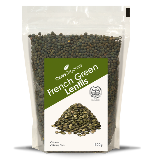 Ceres Organics Lentils French Green 500g