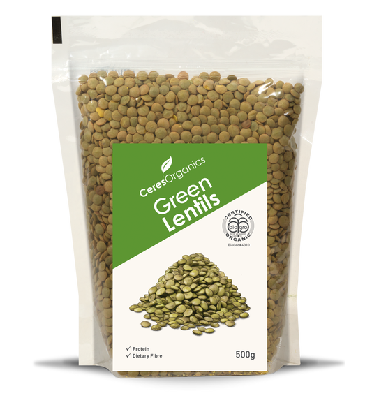 Ceres Organics Lentils Green 500g