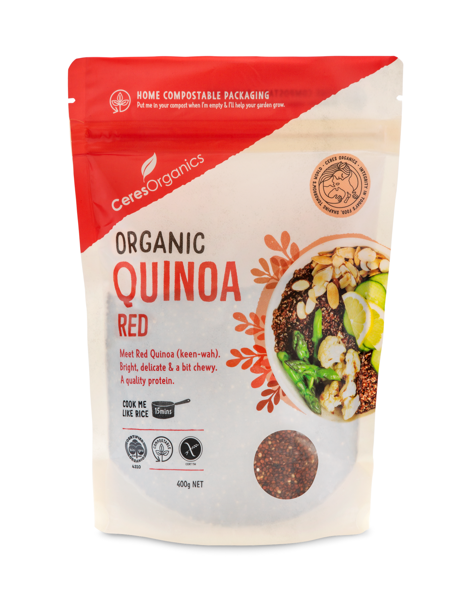 Ceres Organics Quinoa Red 400g