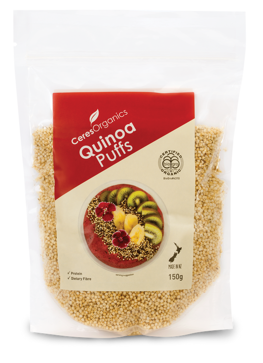 Ceres Organics Quinoa Puffs 150g