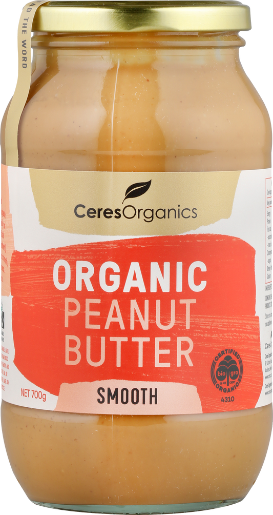Ceres Organics Peanut Butter Smooth 700gm
